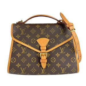 Louis Vuitton Monogram Bel Air Shoulder Bag Brown Canvas